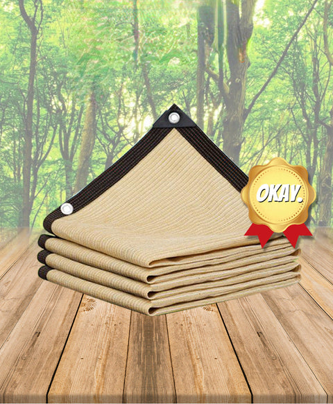 Edge punching, sun shading sail, courtyard balcony, outdoor shading, sun protection net, thickened thermal insulation net m3331147