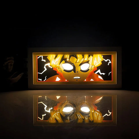 ONE PIECE Dragon Ball Hokage Paper Carving Lamp Photo Frame