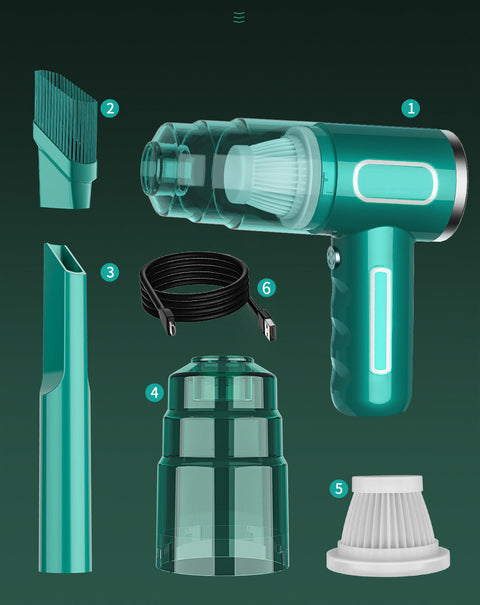 Car Vacuum Cleaner Wireless Portable High Suction Power Home Handheld Dust Collector M3331146